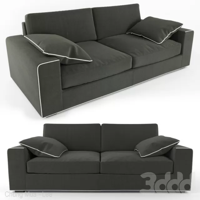 DECOR HELPER – LIVINGROOM – SOFA – LONG 3D MODELS – 117