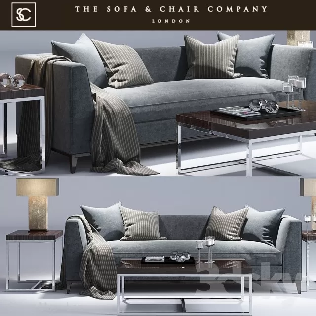 DECOR HELPER – LIVINGROOM – SOFA – LONG 3D MODELS – 124
