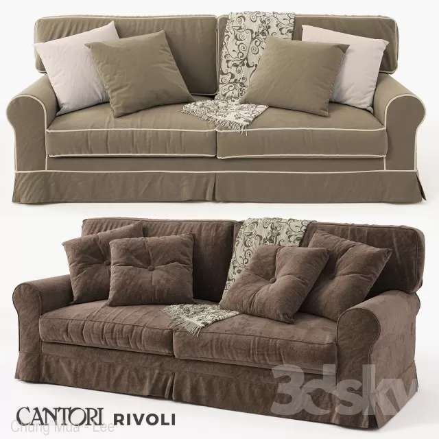 DECOR HELPER – LIVINGROOM – SOFA – LONG 3D MODELS – 127