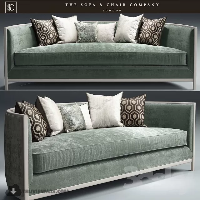 DECOR HELPER – LIVINGROOM – SOFA – LONG 3D MODELS – 129