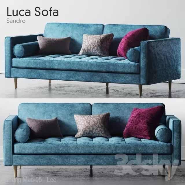 DECOR HELPER – LIVINGROOM – SOFA – LONG 3D MODELS – 14
