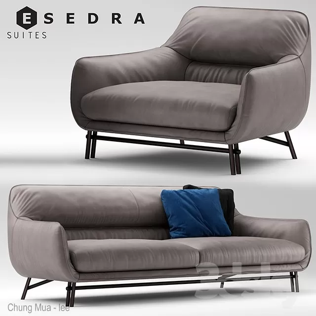DECOR HELPER – LIVINGROOM – SOFA – LONG 3D MODELS – 135