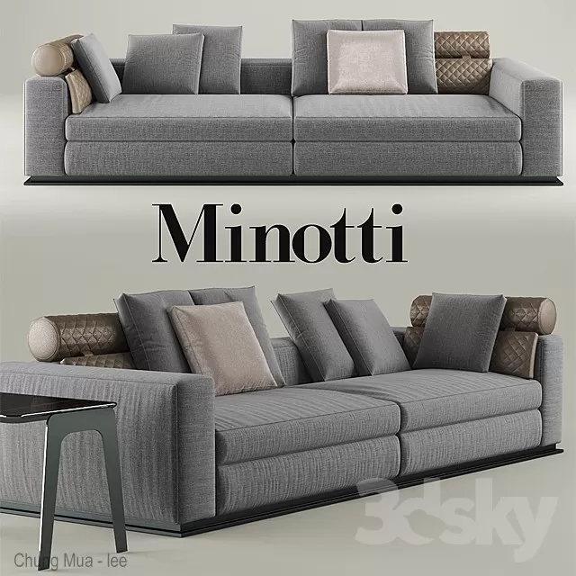 DECOR HELPER – LIVINGROOM – SOFA – LONG 3D MODELS – 144