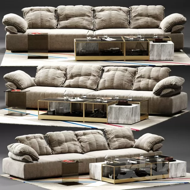 DECOR HELPER – LIVINGROOM – SOFA – LONG 3D MODELS – 16