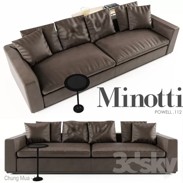 DECOR HELPER – LIVINGROOM – SOFA – LONG 3D MODELS – 151