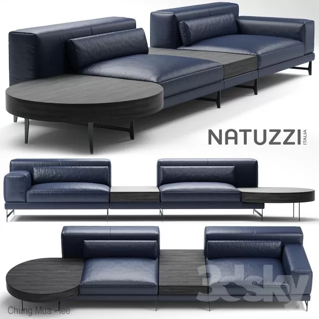 DECOR HELPER – LIVINGROOM – SOFA – LONG 3D MODELS – 154