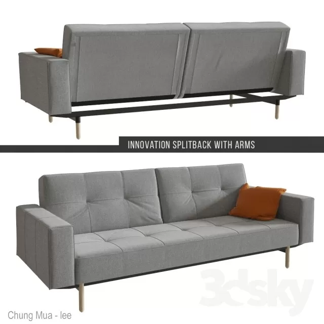 DECOR HELPER – LIVINGROOM – SOFA – LONG 3D MODELS – 161