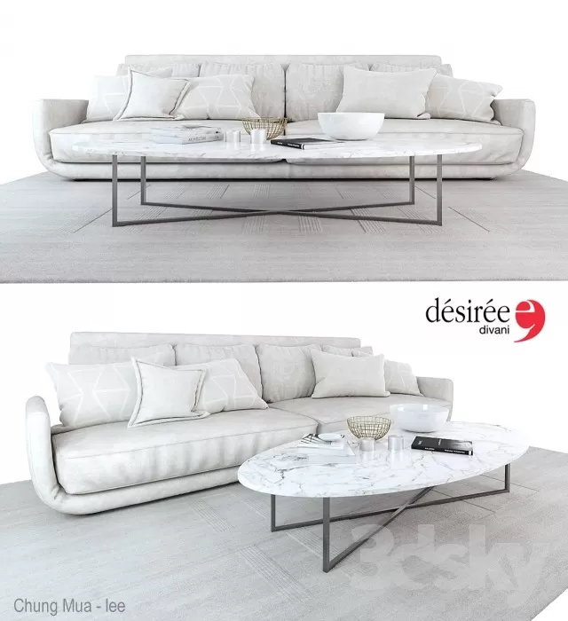 DECOR HELPER – LIVINGROOM – SOFA – LONG 3D MODELS – 170