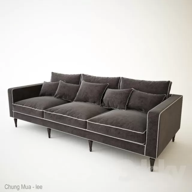 DECOR HELPER – LIVINGROOM – SOFA – LONG 3D MODELS – 175