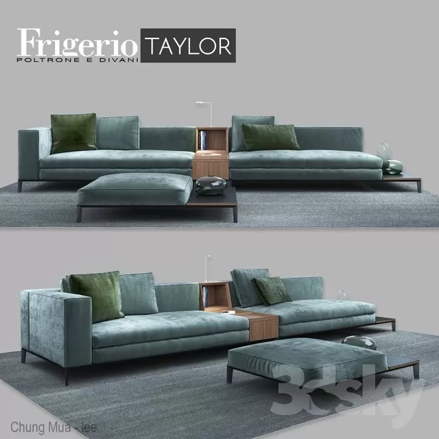 DECOR HELPER – LIVINGROOM – SOFA – LONG 3D MODELS – 179