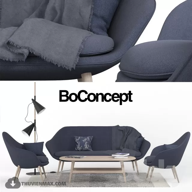 DECOR HELPER – LIVINGROOM – SOFA – LONG 3D MODELS – 19