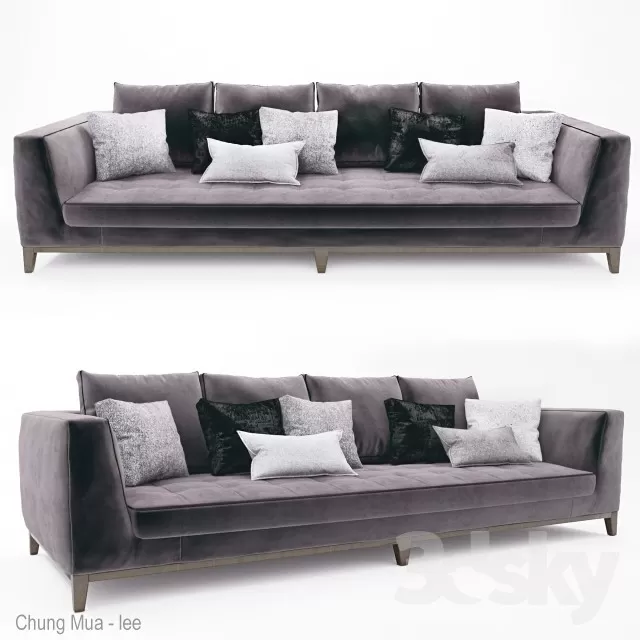 DECOR HELPER – LIVINGROOM – SOFA – LONG 3D MODELS – 181