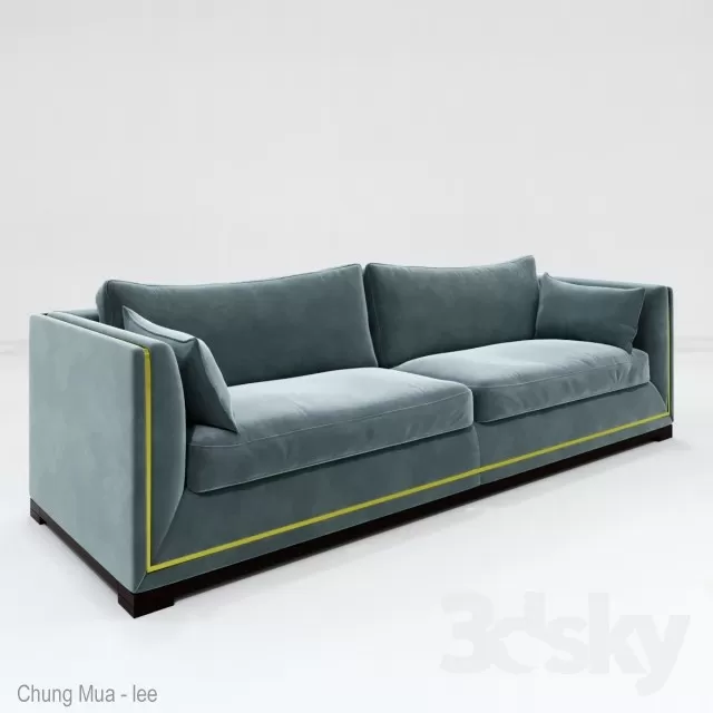 DECOR HELPER – LIVINGROOM – SOFA – LONG 3D MODELS – 194