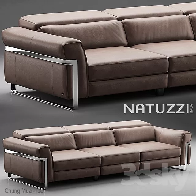 DECOR HELPER – LIVINGROOM – SOFA – LONG 3D MODELS – 200