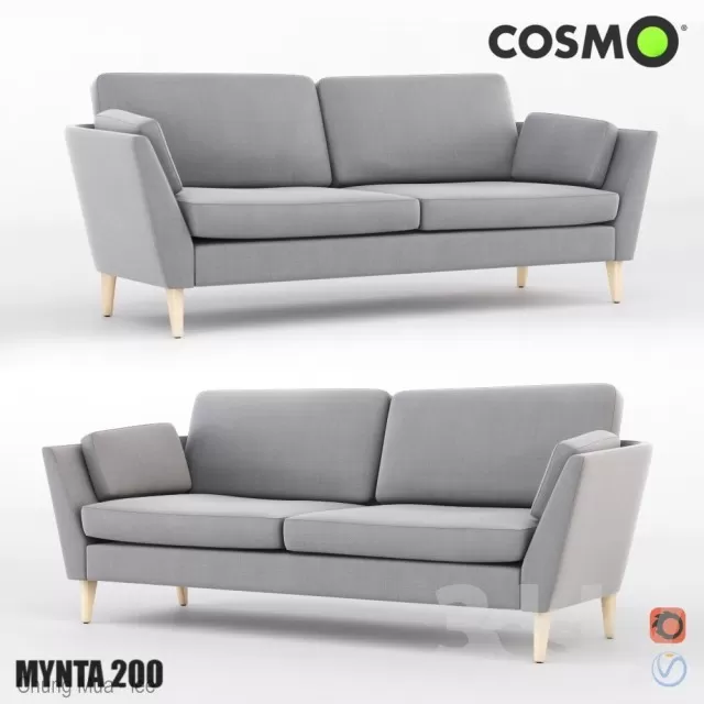 DECOR HELPER – LIVINGROOM – SOFA – LONG 3D MODELS – 204