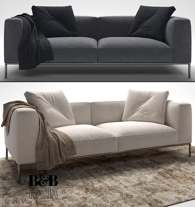 DECOR HELPER – LIVINGROOM – SOFA – LONG 3D MODELS – 209
