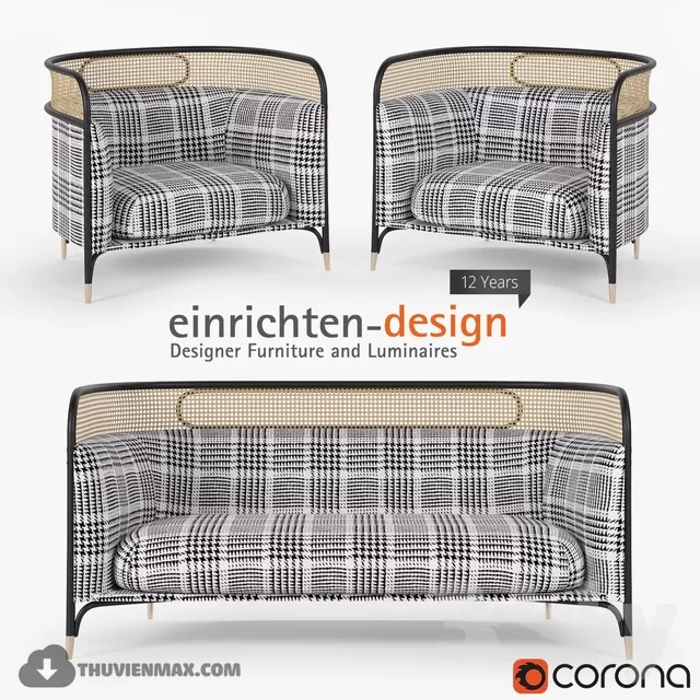 DECOR HELPER – LIVINGROOM – SOFA – LONG 3D MODELS – 22