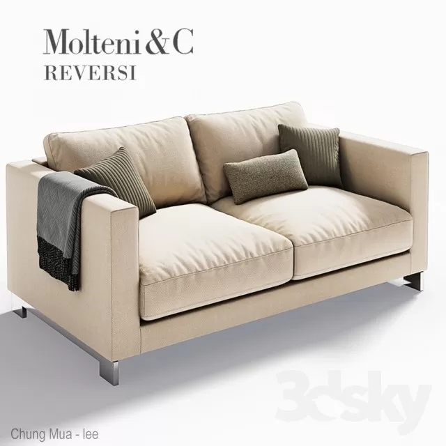 DECOR HELPER – LIVINGROOM – SOFA – LONG 3D MODELS – 217
