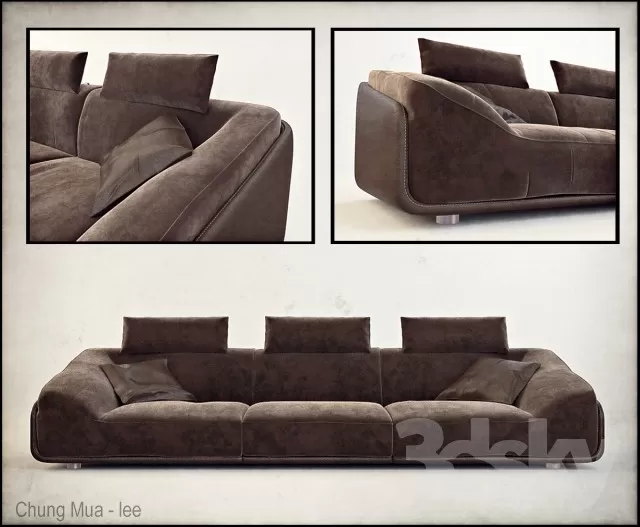 DECOR HELPER – LIVINGROOM – SOFA – LONG 3D MODELS – 221
