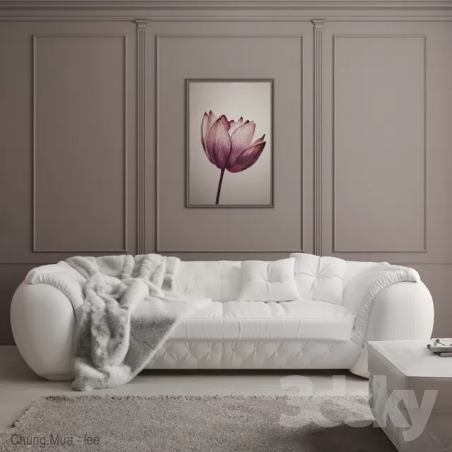 DECOR HELPER – LIVINGROOM – SOFA – LONG 3D MODELS – 228