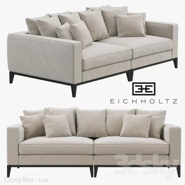 DECOR HELPER – LIVINGROOM – SOFA – LONG 3D MODELS – 24