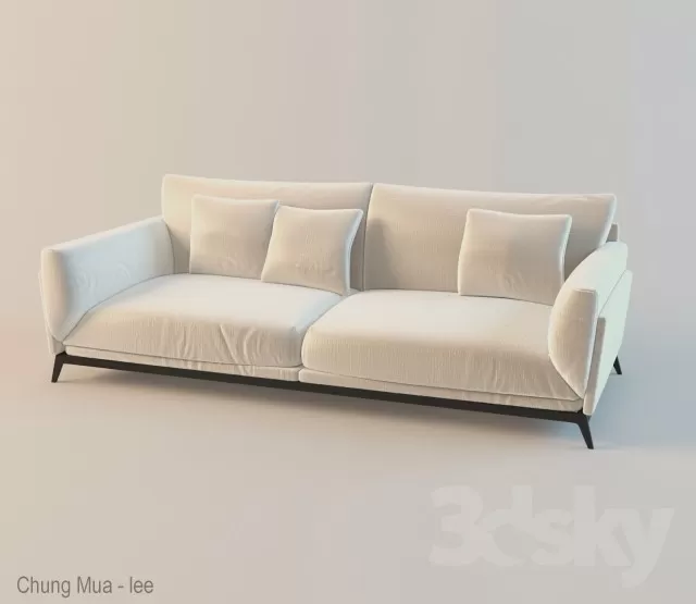 DECOR HELPER – LIVINGROOM – SOFA – LONG 3D MODELS – 231
