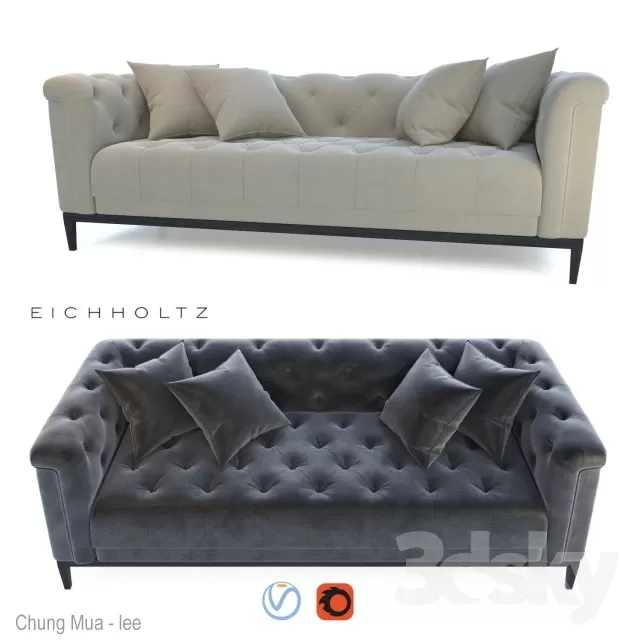 DECOR HELPER – LIVINGROOM – SOFA – LONG 3D MODELS – 234