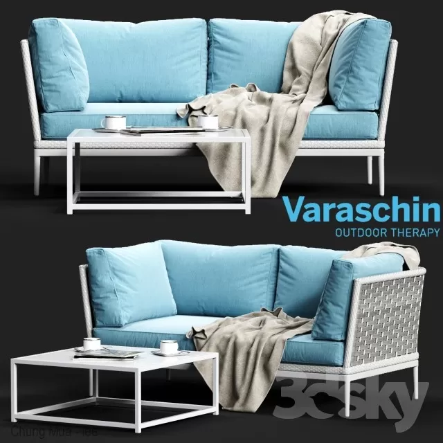 DECOR HELPER – LIVINGROOM – SOFA – LONG 3D MODELS – 242
