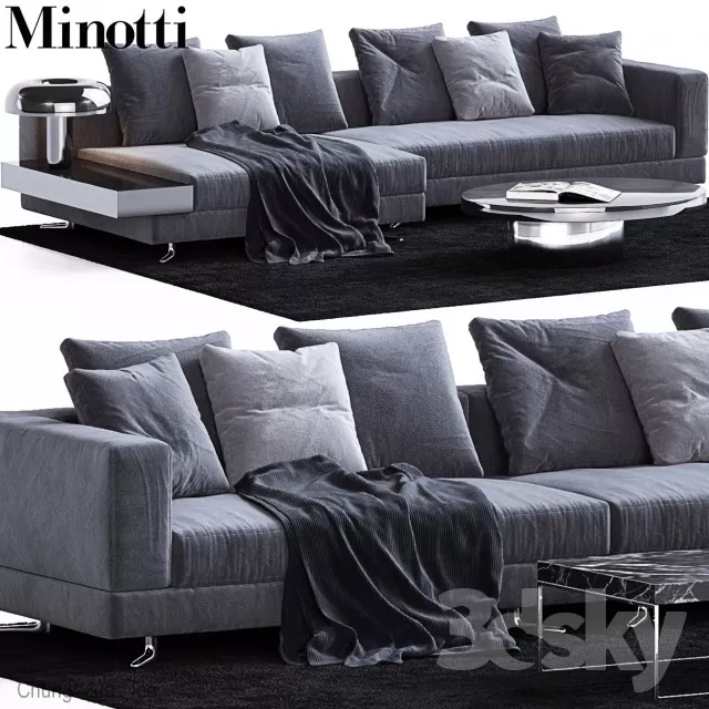 DECOR HELPER – LIVINGROOM – SOFA – LONG 3D MODELS – 247