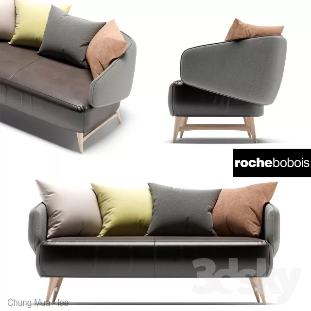 DECOR HELPER – LIVINGROOM – SOFA – LONG 3D MODELS – 255
