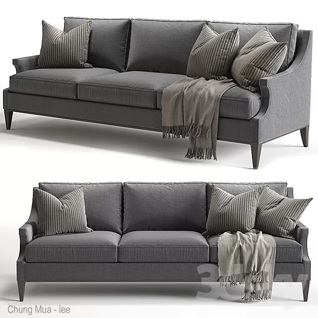 DECOR HELPER – LIVINGROOM – SOFA – LONG 3D MODELS – 258