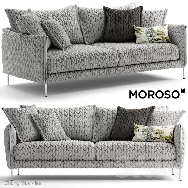 DECOR HELPER – LIVINGROOM – SOFA – LONG 3D MODELS – 263