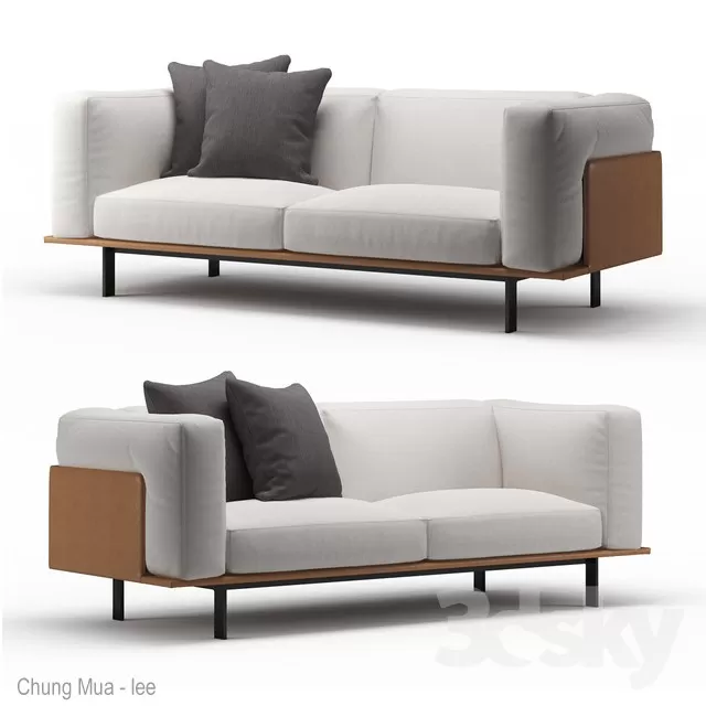 DECOR HELPER – LIVINGROOM – SOFA – LONG 3D MODELS – 274