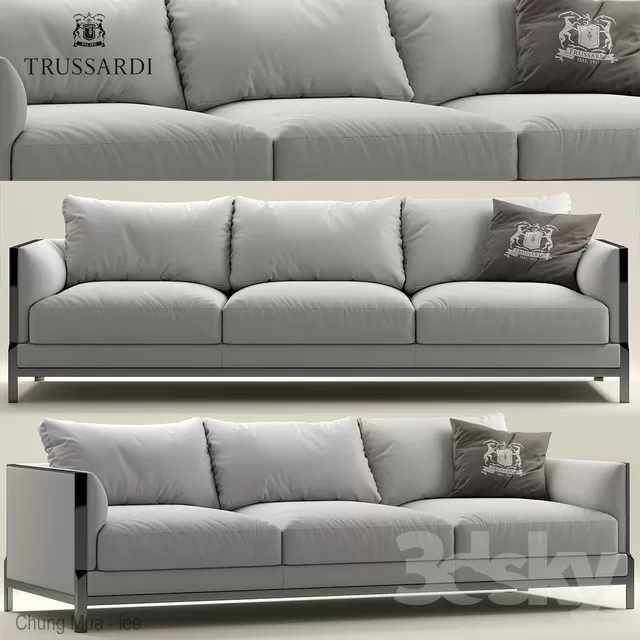 DECOR HELPER – LIVINGROOM – SOFA – LONG 3D MODELS – 284