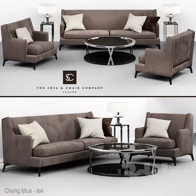 DECOR HELPER – LIVINGROOM – SOFA – LONG 3D MODELS – 304