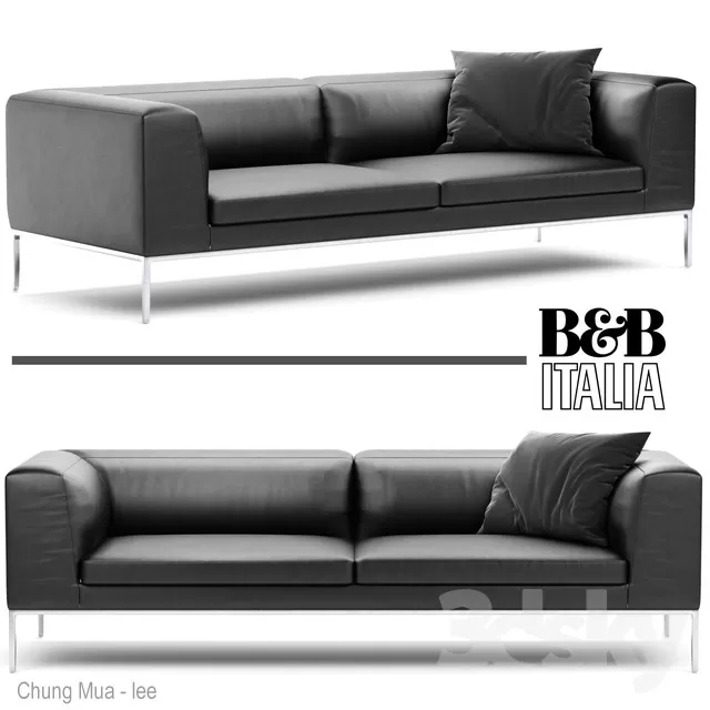 DECOR HELPER – LIVINGROOM – SOFA – LONG 3D MODELS – 313