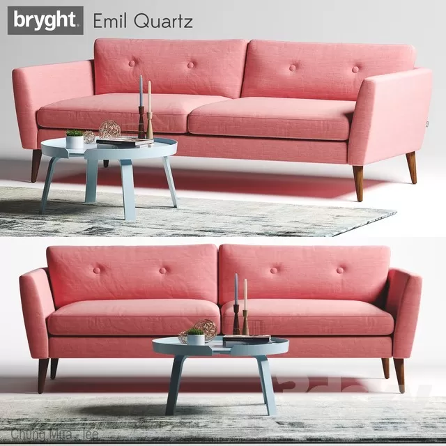 DECOR HELPER – LIVINGROOM – SOFA – LONG 3D MODELS – 318