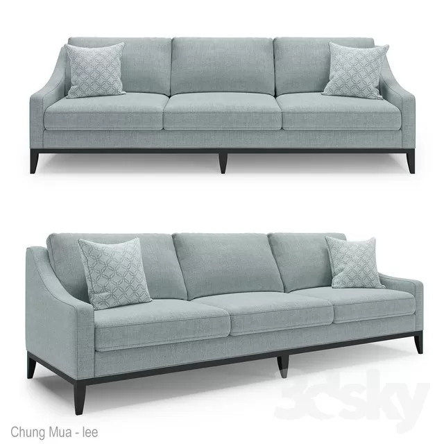 DECOR HELPER – LIVINGROOM – SOFA – LONG 3D MODELS – 378