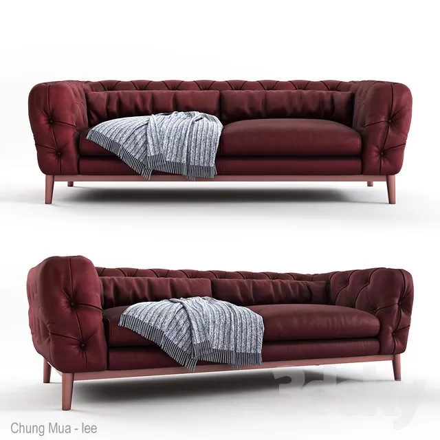 DECOR HELPER – LIVINGROOM – SOFA – LONG 3D MODELS – 388
