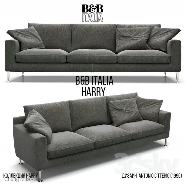 DECOR HELPER – LIVINGROOM – SOFA – LONG 3D MODELS – 406