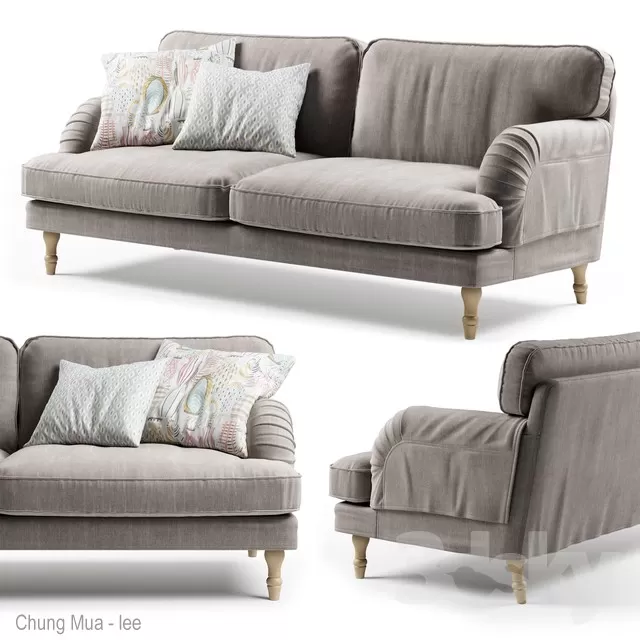 DECOR HELPER – LIVINGROOM – SOFA – LONG 3D MODELS – 407