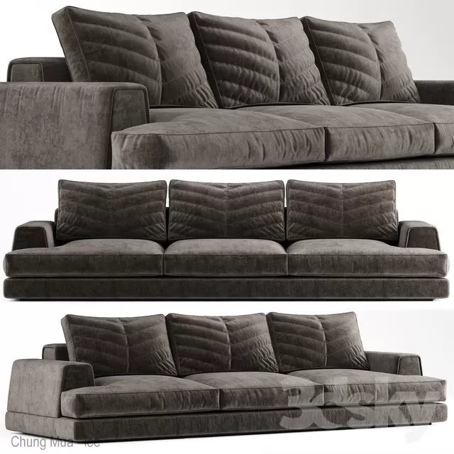 DECOR HELPER – LIVINGROOM – SOFA – LONG 3D MODELS – 410