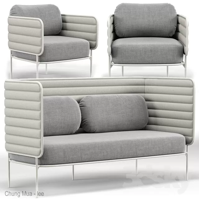 DECOR HELPER – LIVINGROOM – SOFA – LONG 3D MODELS – 419