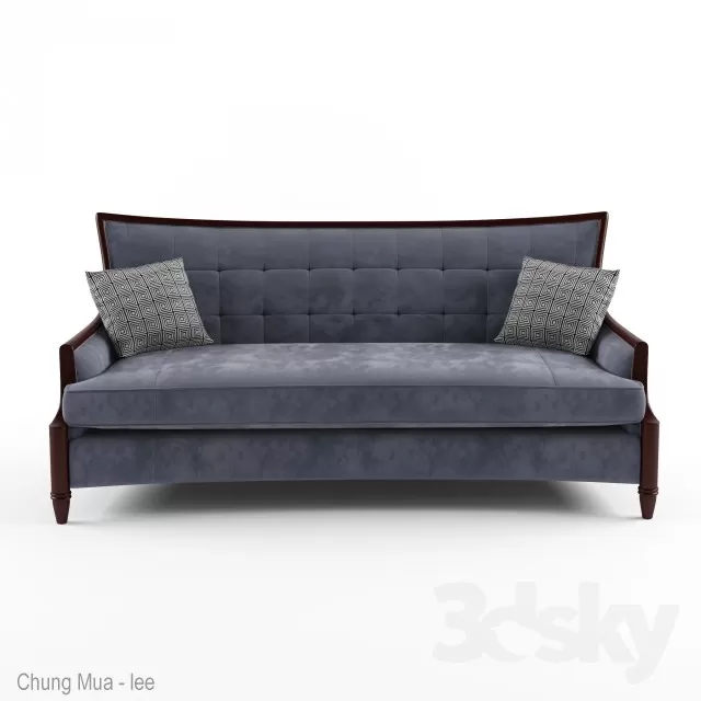DECOR HELPER – LIVINGROOM – SOFA – LONG 3D MODELS – 421