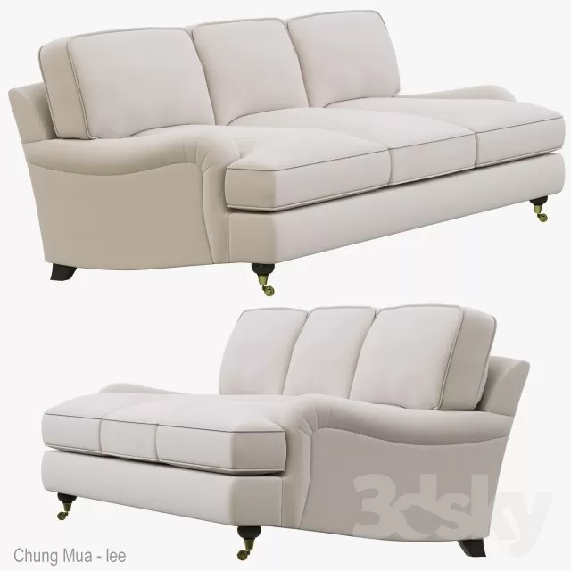 DECOR HELPER – LIVINGROOM – SOFA – LONG 3D MODELS – 430