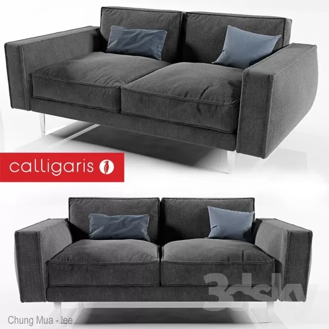 DECOR HELPER – LIVINGROOM – SOFA – LONG 3D MODELS – 433