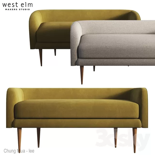 DECOR HELPER – LIVINGROOM – SOFA – LONG 3D MODELS – 453