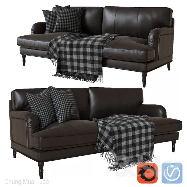 DECOR HELPER – LIVINGROOM – SOFA – LONG 3D MODELS – 459