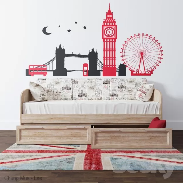 DECOR HELPER – LIVINGROOM – SOFA – LONG 3D MODELS – 470