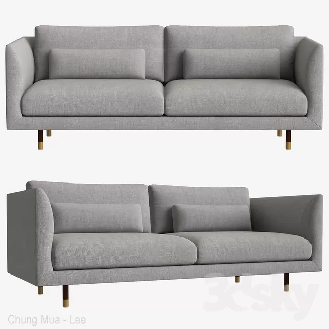 DECOR HELPER – LIVINGROOM – SOFA – LONG 3D MODELS – 482